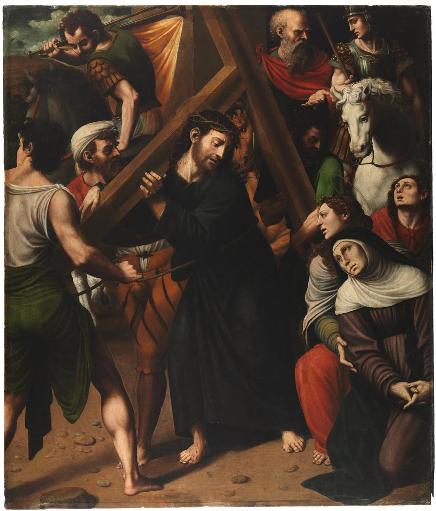 El Cristo en el camino del Calvario - Vicente Masip