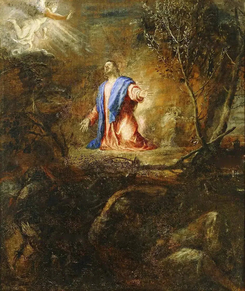 El Cristo en el Monte de los Olivos - Tiziano