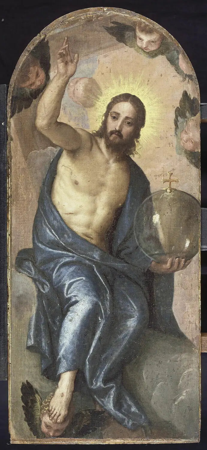 El Cristo sosteniendo el globo del mundo - Paolo Véronèse