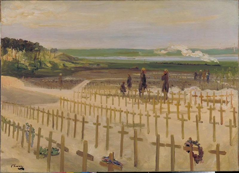 El cementerio, Staples, 1919 - John Lavery