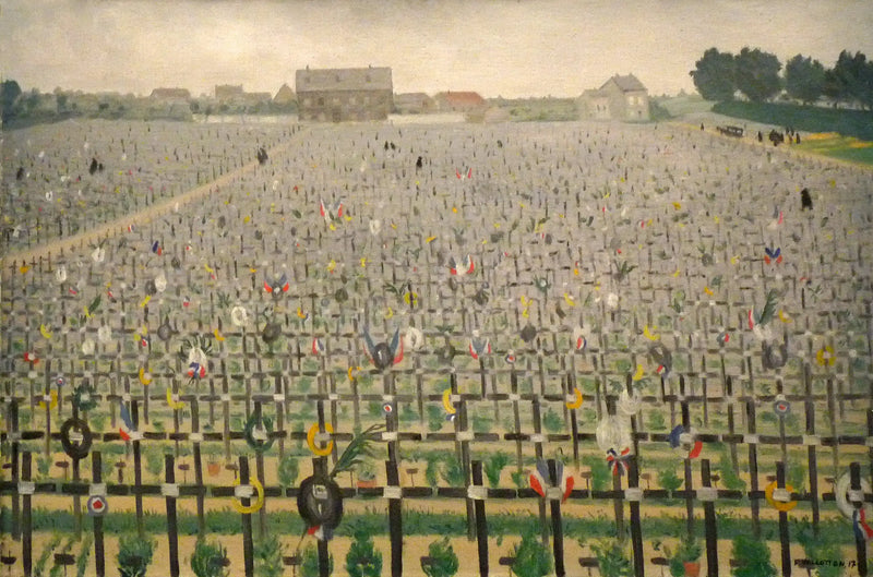 El cementerio militar de Châlons - Félix Vallotton