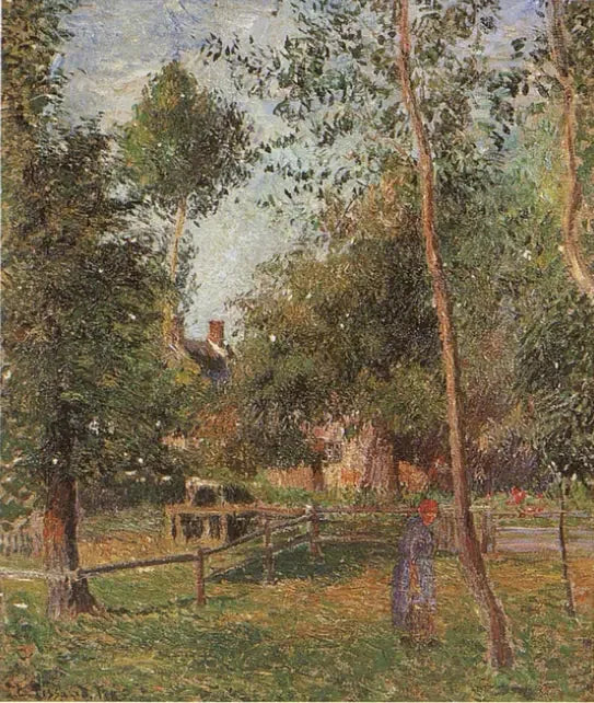 El Clos Crespin en Éragny - Camille Pissarro