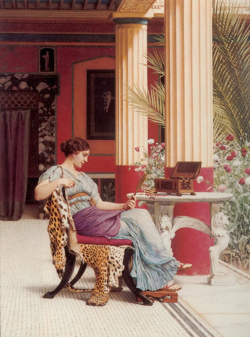 La caja de joyas - John William Godward