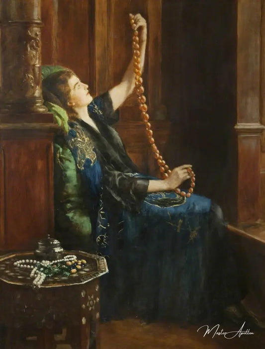 Le Collier d’Ambre de John Collier Reproductions de tableaux à la peinture à l’huile