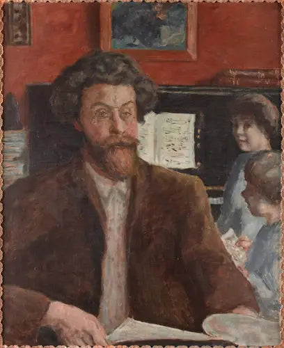El Compositor Claude Terrasse y sus dos hijos - Pierre Bonnard