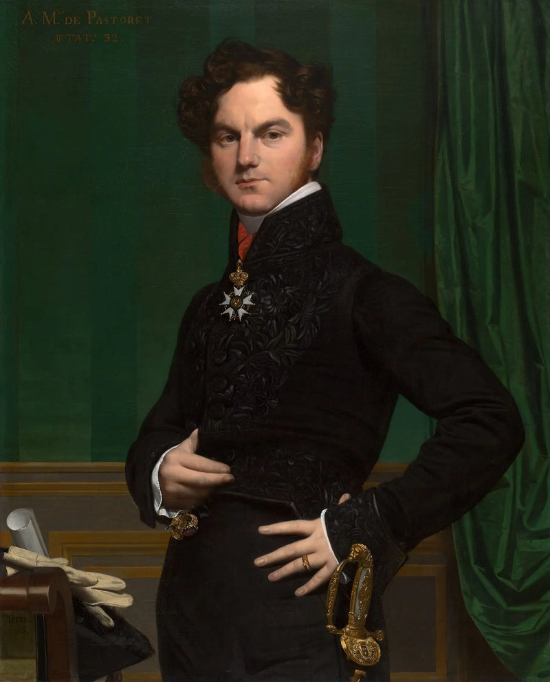 El Conde Amédée-David de Pastoret - Jean-Auguste-Dominique Ingres