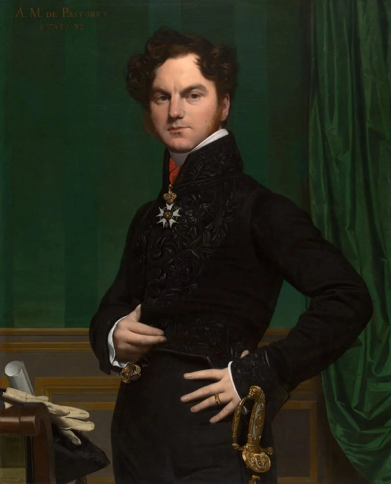 El Conde Amédée-David de Pastoret - Jean-Auguste-Dominique Ingres