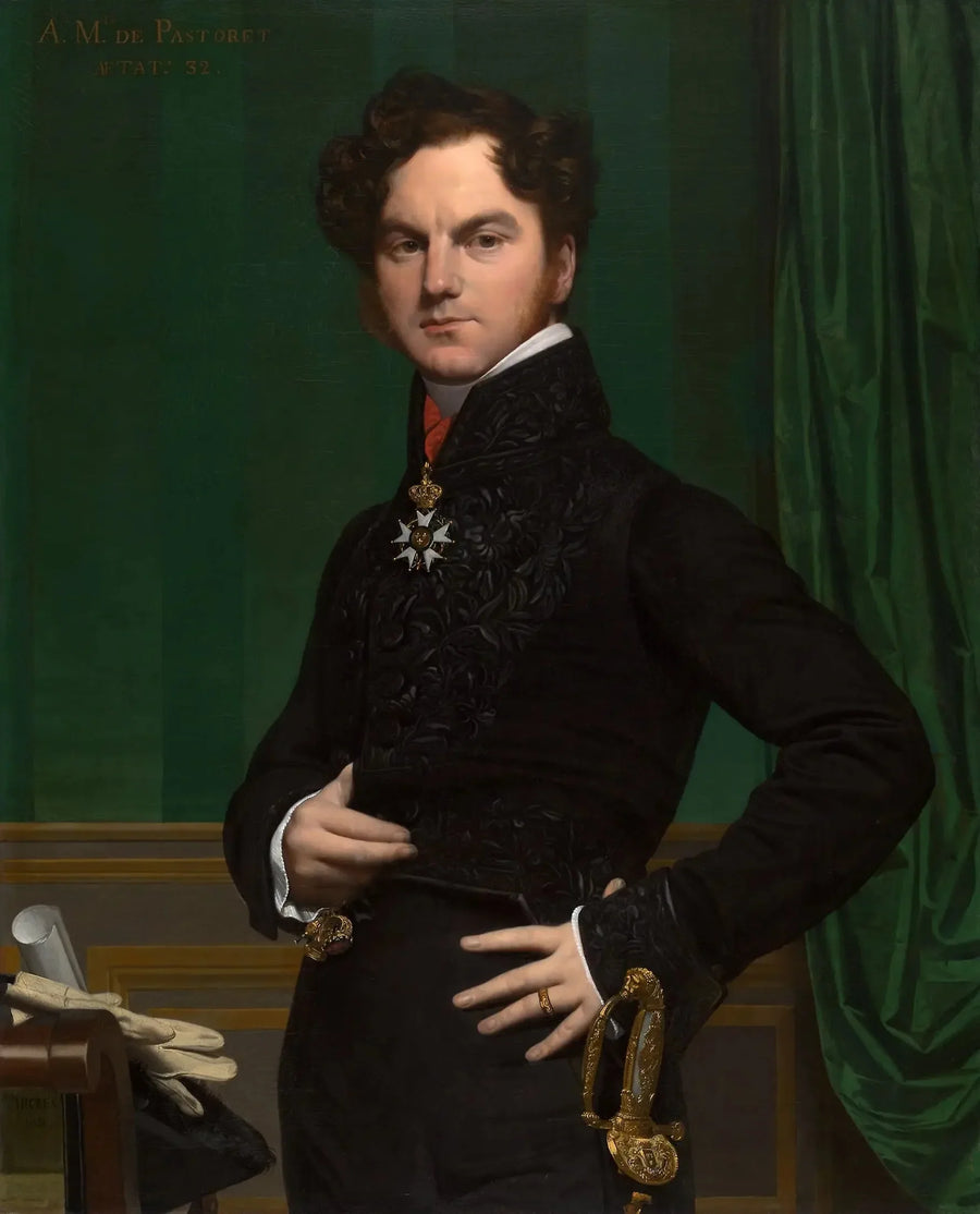 El Conde Amédée-David de Pastoret - Jean-Auguste-Dominique Ingres