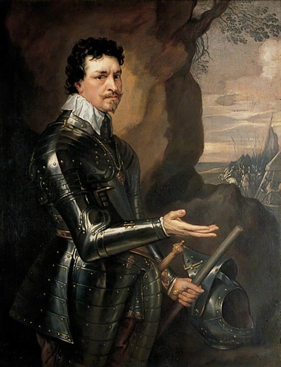 El conde de Strafford en armadura - Antoine van Dyck