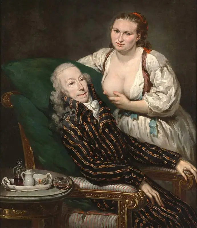 El conde Franz de Paula Graf von Hartig y su esposa Eleanore como Caritas Romana - Barbara Krafft