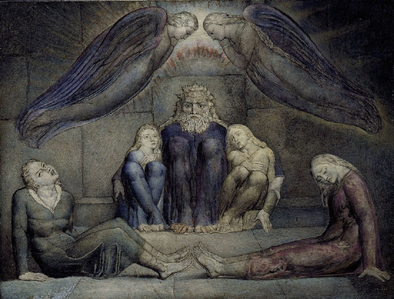 El conde Ugolino y sus hijos en prisión - William Blake