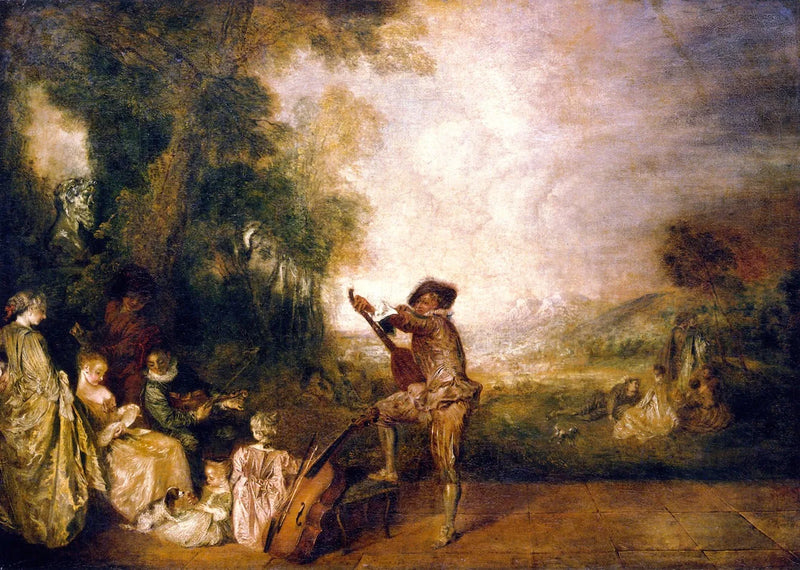El Concierto - Antoine Watteau