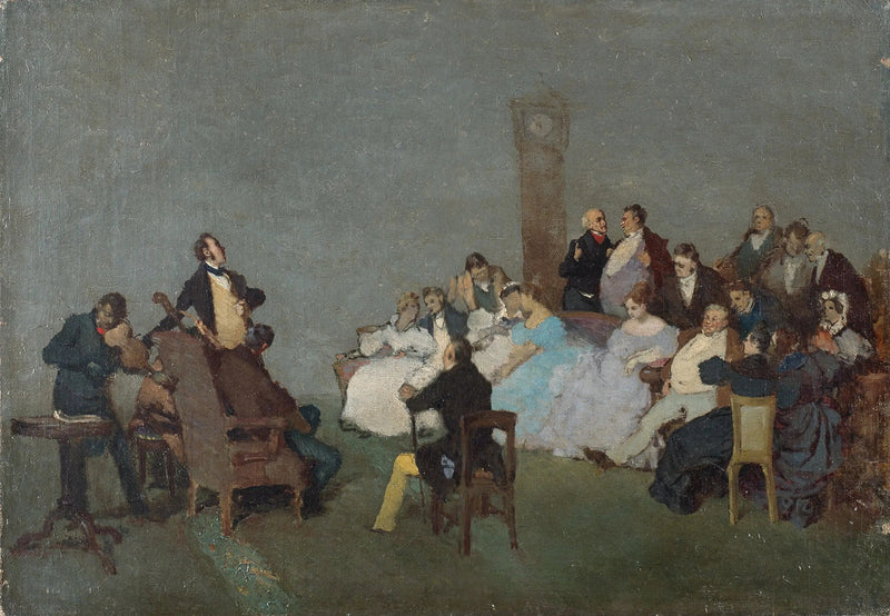 El concierto - Jean-Baptiste Camille Corot