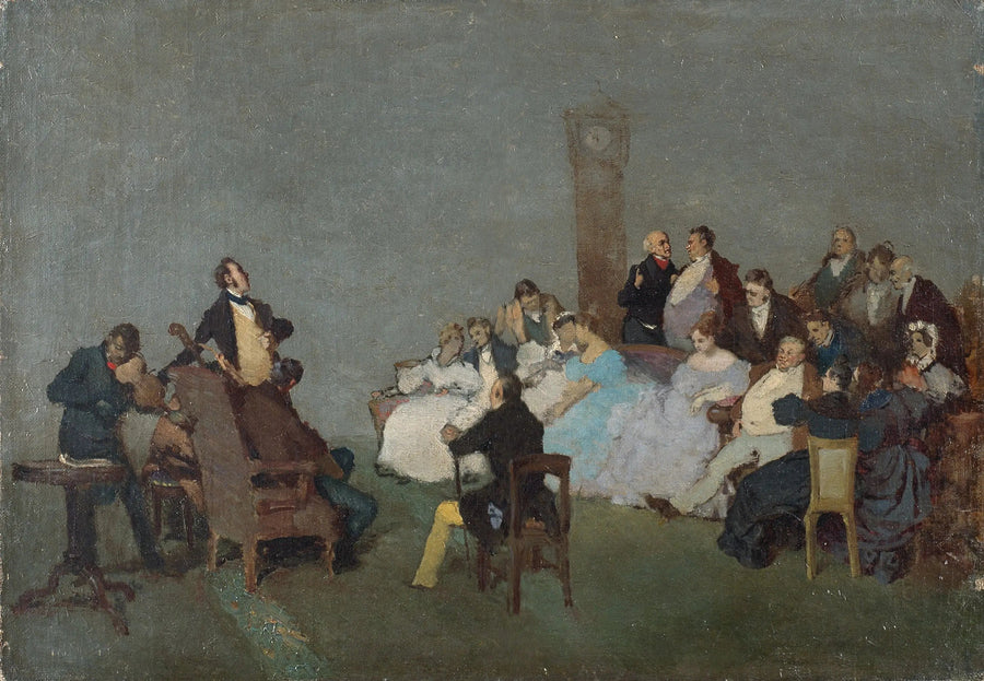 El concierto - Jean-Baptiste Camille Corot