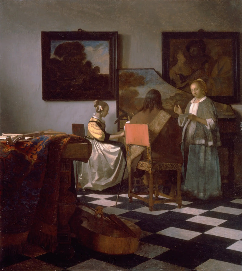 El Concierto - Johannes Vermeer