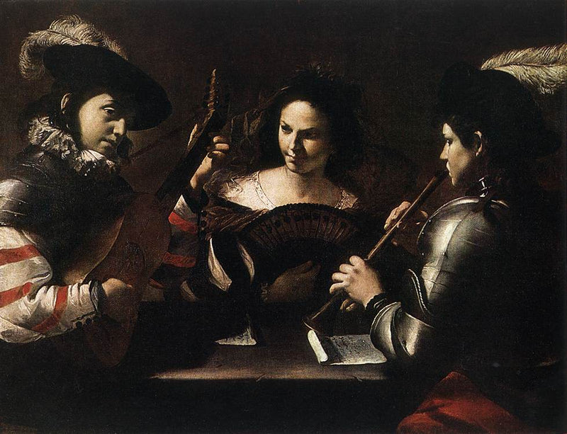 El concierto - Mattia Preti