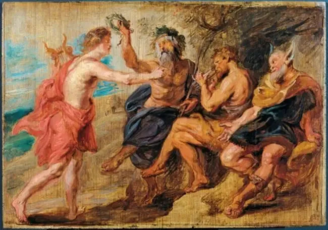 La competencia entre Apolo y Pan - Peter Paul Rubens