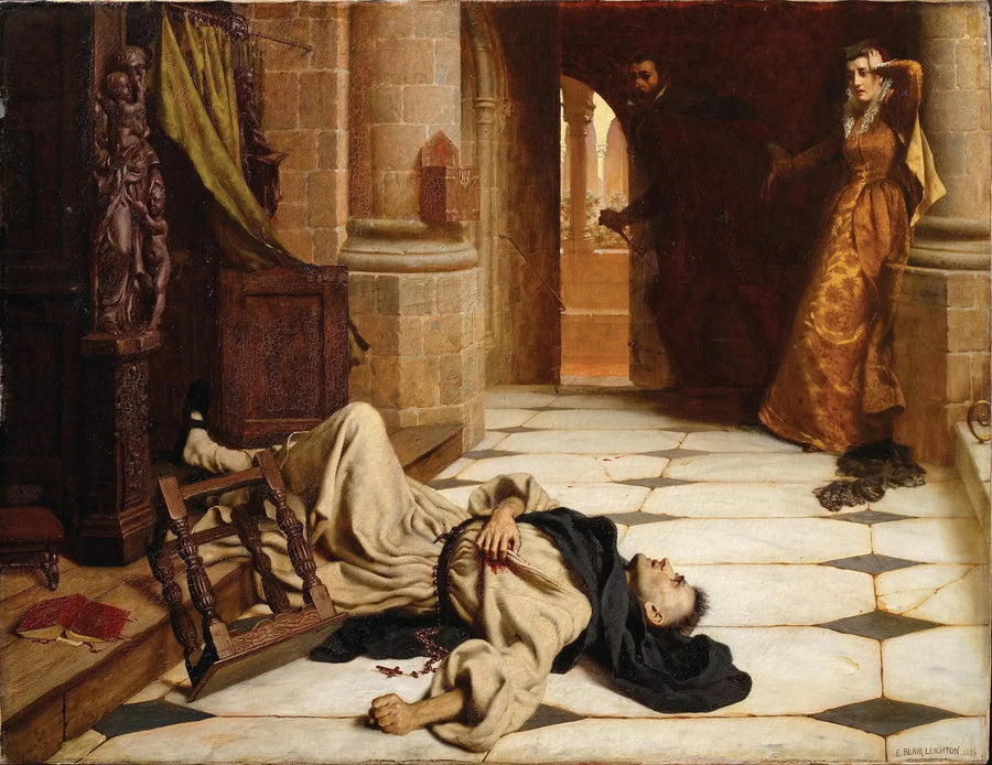 El confesionario - Edmund Blair Leighton