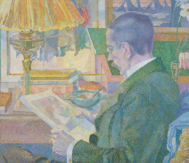 El conocedor de las estampas (Dr. Aegidius Timmermann) - Jan Toorop