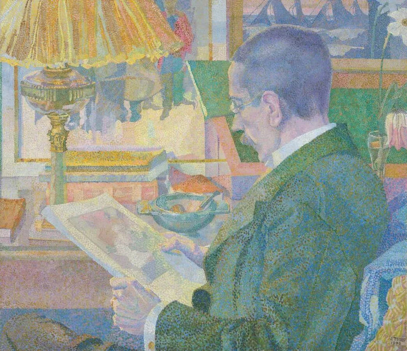 El conocedor de las estampas (Dr. Aegidius Timmermann) - Jan Toorop