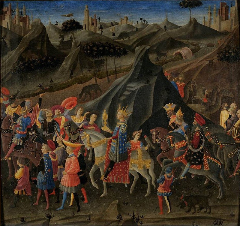 La procesión de los Reyes Magos - Zanobi Strozzi