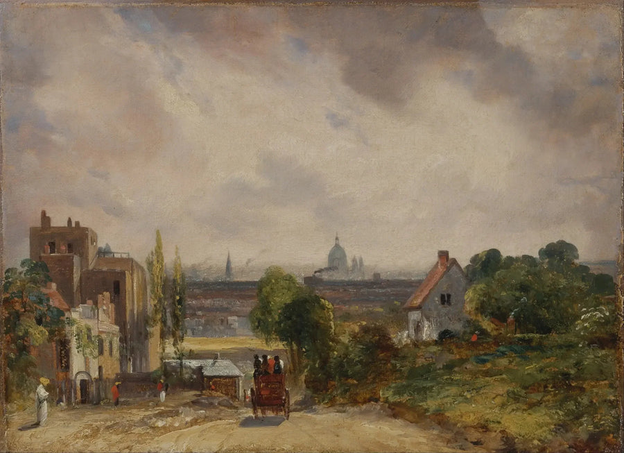 La cabaña del Sir Richard Steele, Hampstead - John Constable