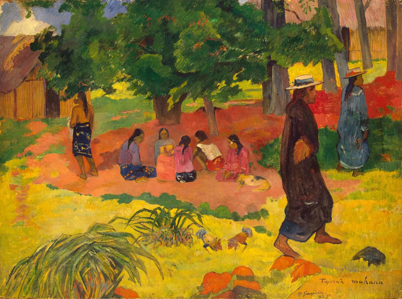 La Puesta de sol - Paul Gauguin