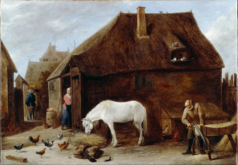 La cortadora de paja - David Teniers el Joven