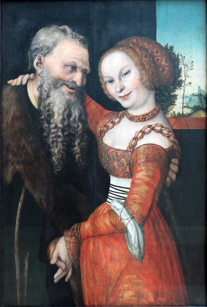 La pareja mal emparejada - Lucas Cranach el Viejo