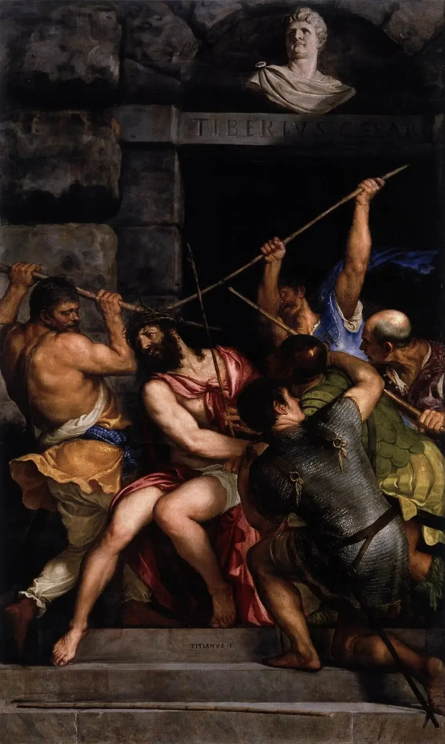La Coronación de Espinas - Tiziano