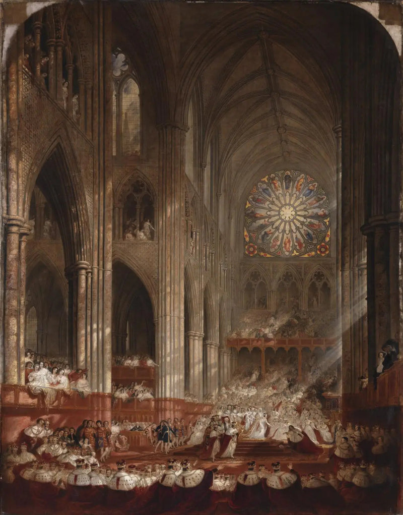 La coronación de la reina Victoria - John Martin