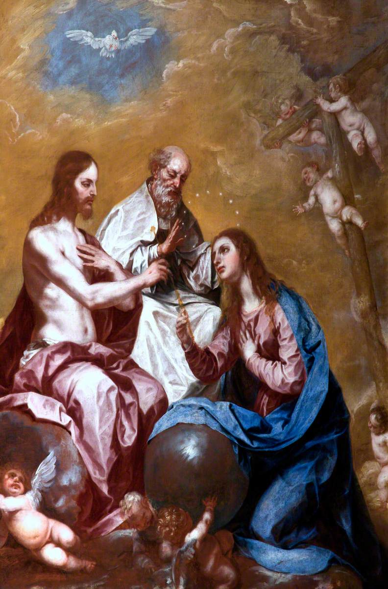 La coronación de la Virgen - Alonso Cano