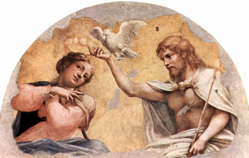 La Coronación de la Virgen - Antonio da Correggio