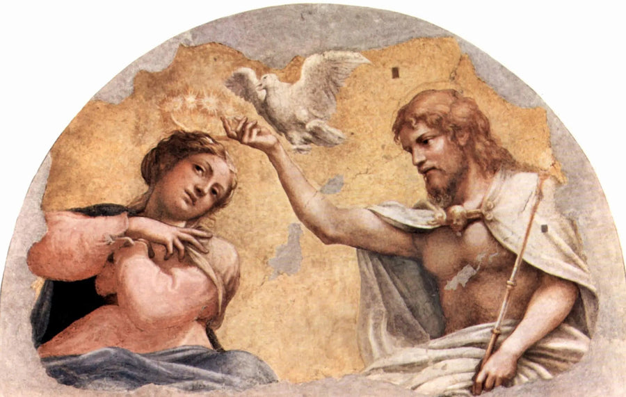 La Coronación de la Virgen - Antonio da Correggio