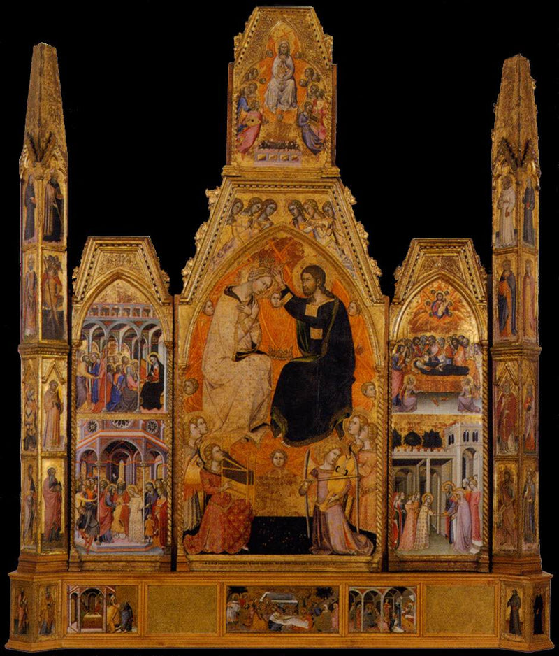 La coronación de la Virgen - Bartolo di Fredi