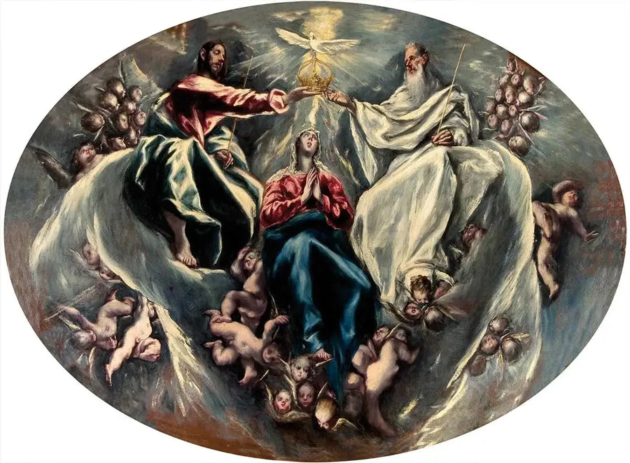 La coronación de la Virgen - El Greco