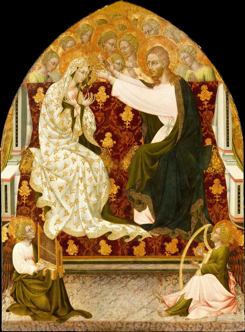 La Coronación de la Virgen - Giovanni di Paolo