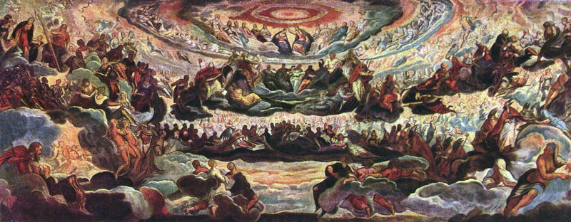 La Coronación de la Virgen - Jacopo Tintoretto