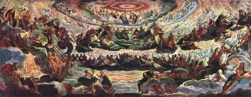 La Coronación de la Virgen - Jacopo Tintoretto