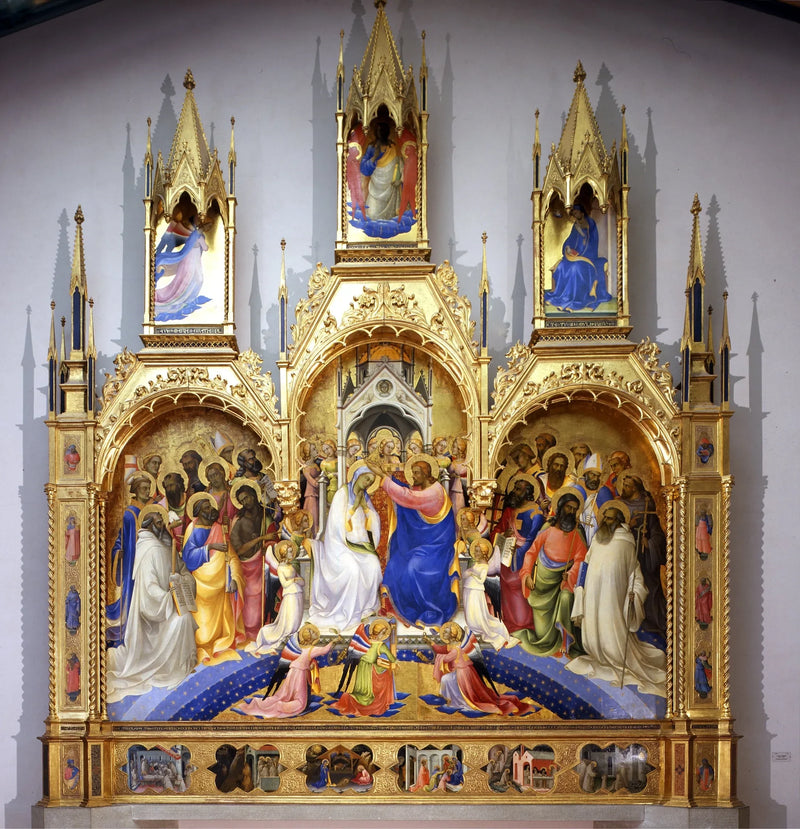 La Coronación de la Virgen - Lorenzo Monaco