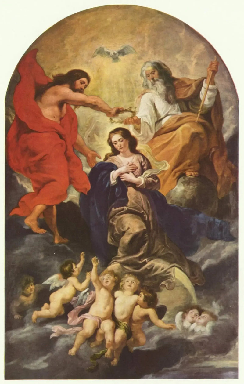 La coronación de la Virgen - Peter Paul Rubens