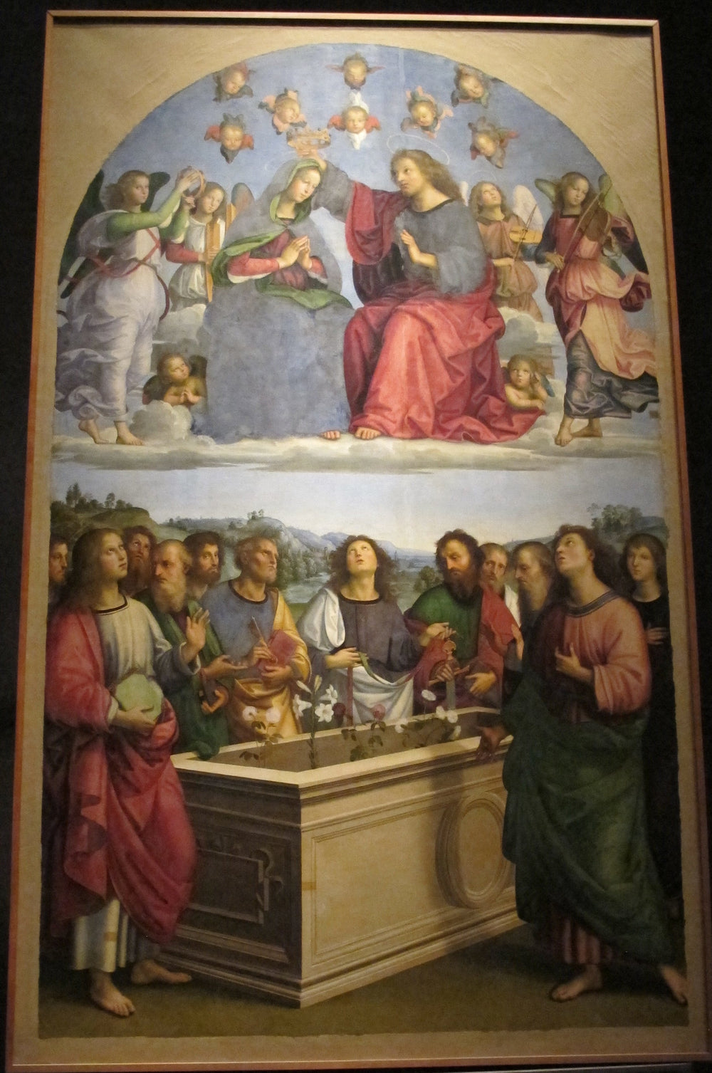 Le Couronnement de la Vierge - Raphaël Sanzio image 1 tableau peint à l’huile sur toile