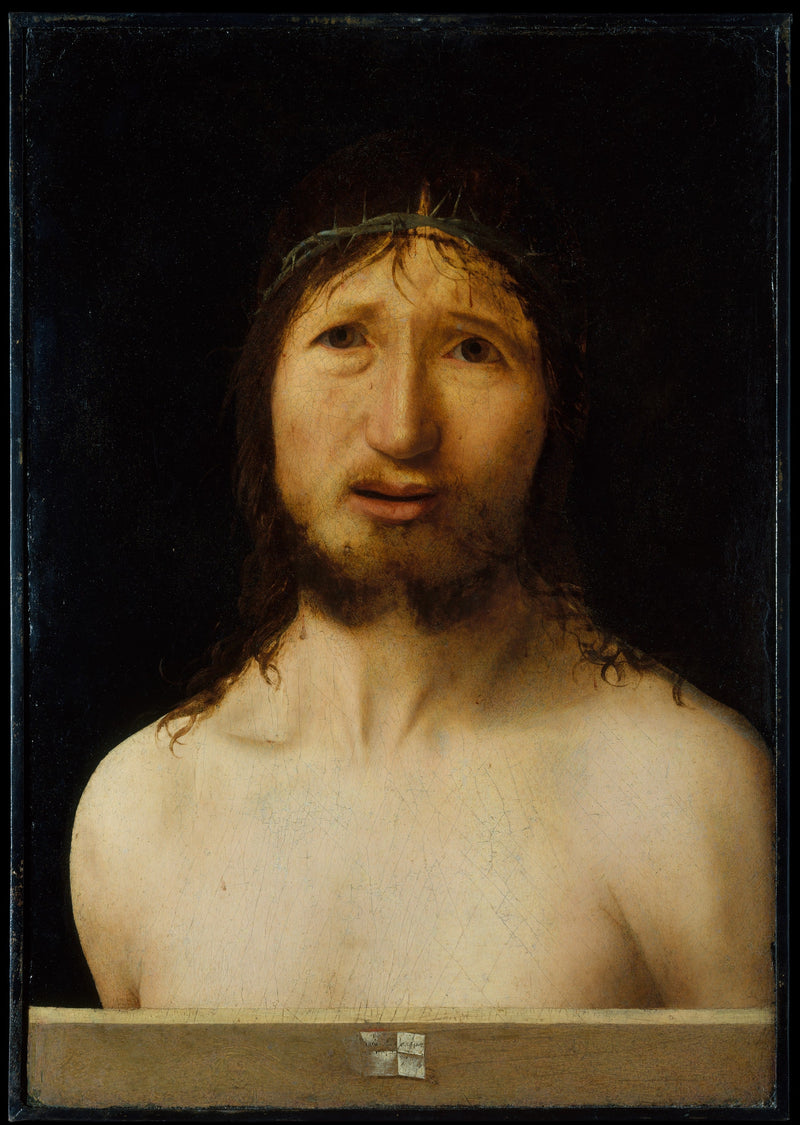 La coronación de espinas de Cristo - Antonello de Messina