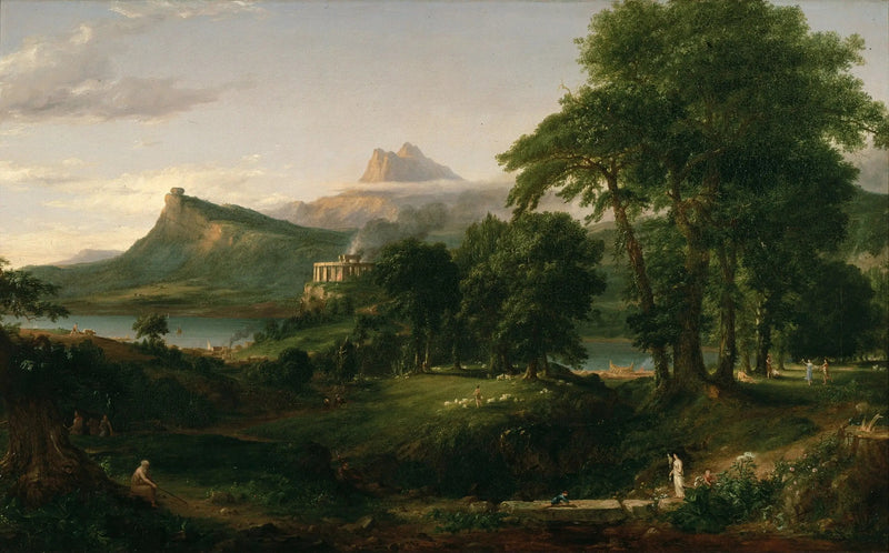 El curso del Imperio: el estado de Arcadia o pastoral - Thomas Cole