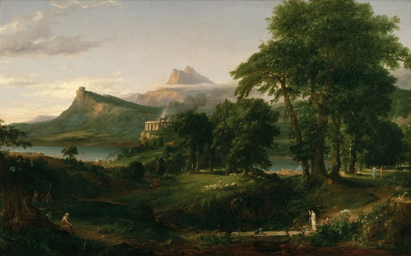 El curso del Imperio: el estado de Arcadia o pastoral - Thomas Cole