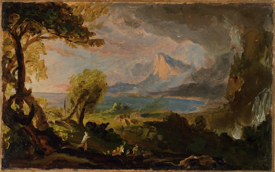 El curso del imperio – El estado salvaje - Thomas Cole