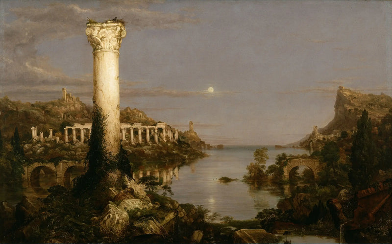 El curso del imperio: Desolación - Thomas Cole