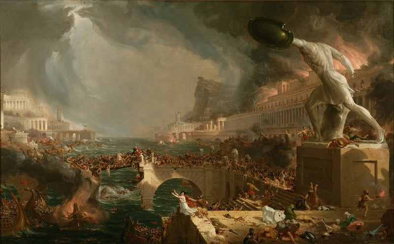 El curso del imperio: destrucción - Thomas Cole