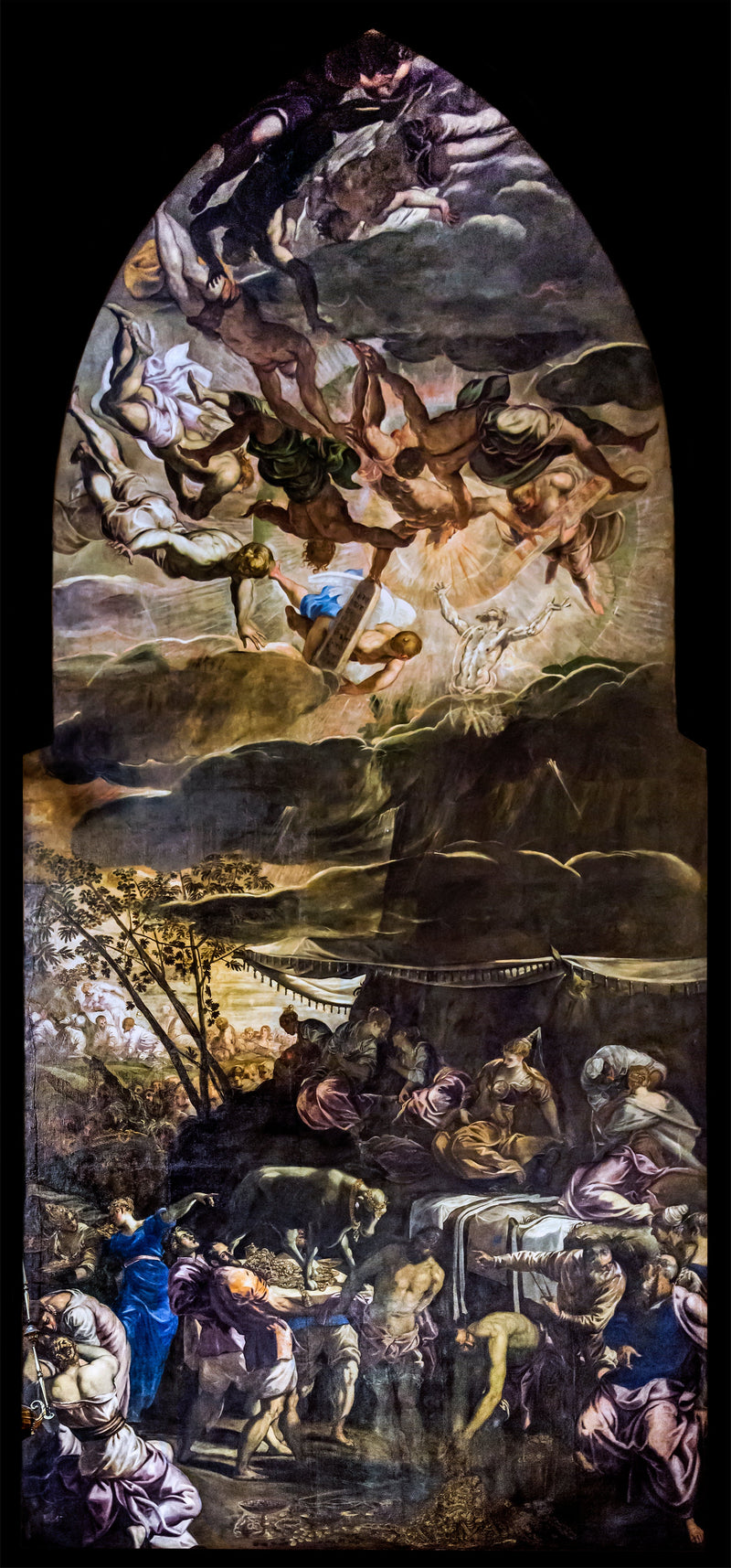El culto del becerro de oro - Jacopo Tintoretto