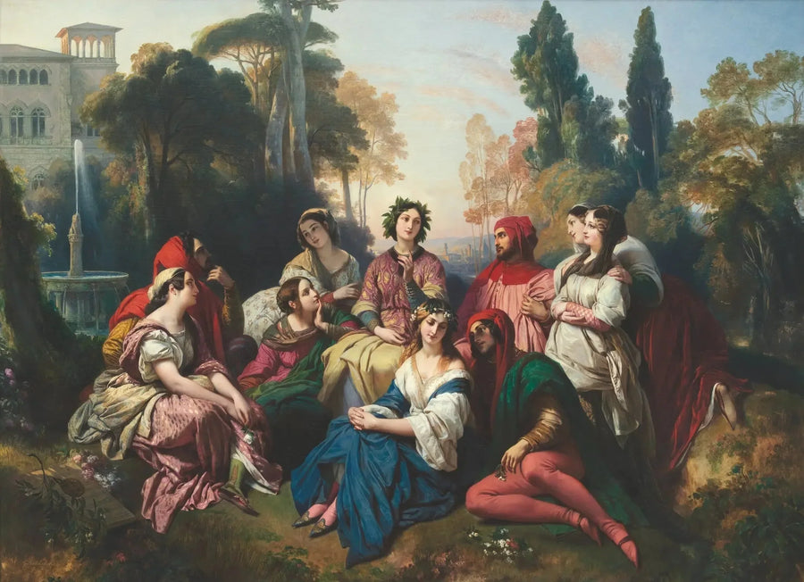 El Decamerón. - Franz Xaver Winterhalter